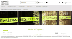 Desktop Screenshot of mediathequeodyssee.mairie-craponne.fr